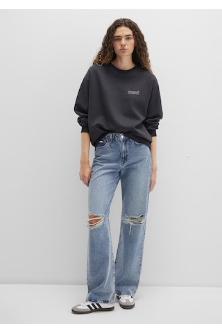 Mavi - Mavi Logo Baskılı Gri Sweatshirt 1611656-82185 Gri