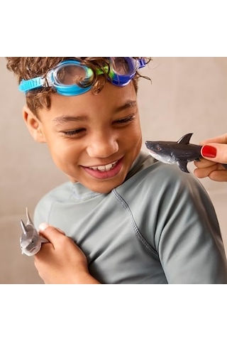 Robo Alive Zuru Su İle Etkinleşen Köpek Balığı Beyaz 2&apos Li Paket Gerçekçi Yüzen Robot Banyo Oyuncağı, Çocuklar, Twens & Teens, Oyunlar Ve Şakalar İçin Suyla Etkinleşen Köpek Balığı, 3 Yaşından