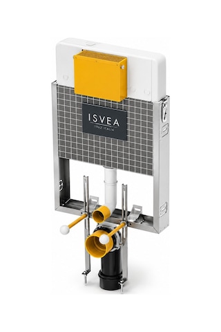 Isvea Durezza Gömme Rezervuar Tuğla Tipi 8 Cm Duvar İçi Set Şasi 3/6 Litre 52dr0103ı Renkli