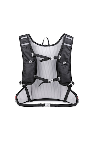 Maoyaya 12l Su Geçirmez Sırt Çantası: Koşu, Kamp & Günlük Kullanım İçin, Ayarlanabilir Kayış, Reflektif Detaylar, Nefes Alır. Siyah Siyah