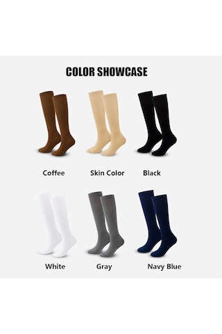 Wezone Esnek Bisiklet Çorabı - Koşu Ve Spor İçin Yüksek Performanslı Baskılı Baldır Çorabı, S/m Gri Gri