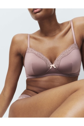 Marks & Spencer Jasmine Dantelli Desteksiz Full Cup Sütyen T33003008 Kahverengi