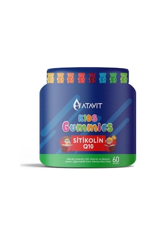 Atavit Kids Sitikolin Q10 Gummies 60 Adet
