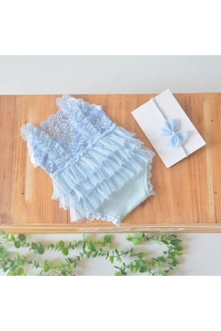 Born Girl Photoshoot Kıyafet - Fotoğraf Prop Ve Resim Prop İçin Dantel Romper Prenses Kostümü Çok Renkli