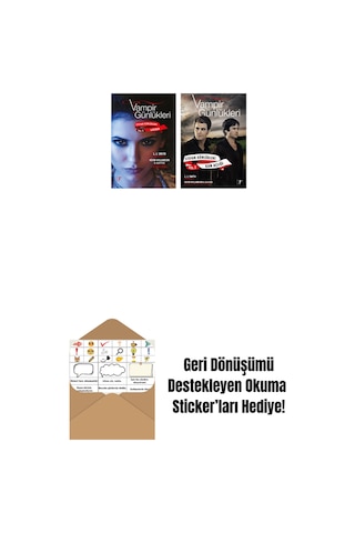 Vampir Günlükleri - Stefan Günlükleri Vol. 5 Sığınak + Vampir Günlükleri - Stefan Günlükleri Vol. 2 Kan Açlığı + Okuma Sticker'ları