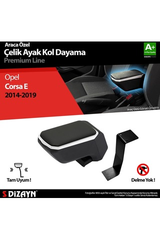 Opel Corsa E Kol Dayama Kolçak Çelik Ayaklı Abs Gri 20014-2019 A+kalite