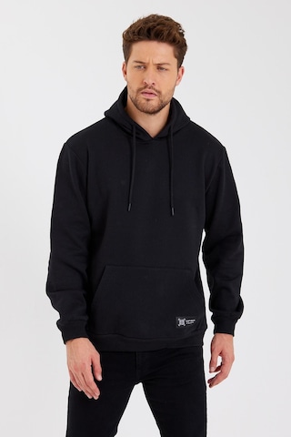MMetalic Kanguru Cepli Kapüşonlu İçi Pamuklu Erkek Sweatshirt