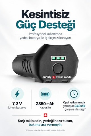 Heiniger Opal Modeli Kedi Köpek Tıraş Makinesi İçin Yedek Batarya