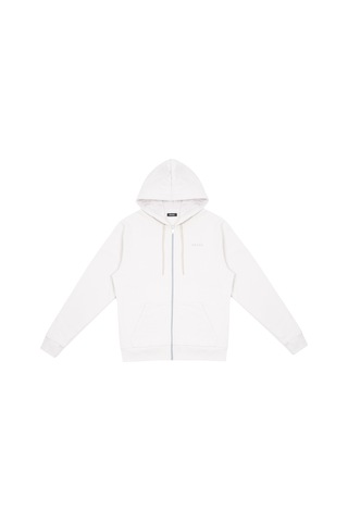 Beord Taş Pamuk Kapüşonlu Fermuarlı Sweatshirt Bzt1-135