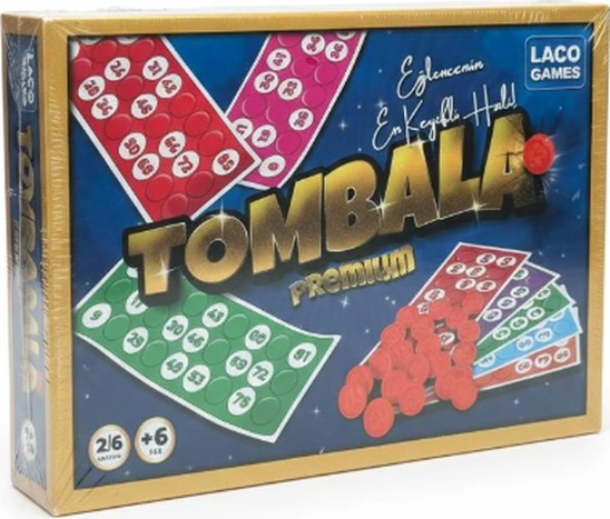 Laco Games Tombala Premium Eğlenceli Aile Oyunu
