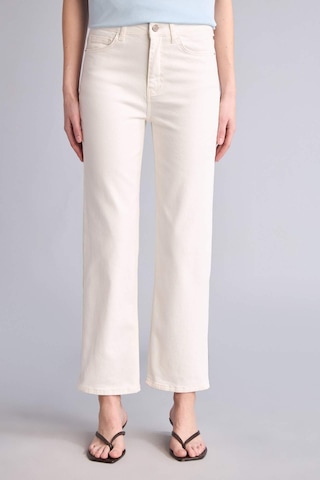 Defacto Comfort Straight Normal Bel Bilek Boy Beyaz Jean Pantolon F6174ax25hswt1 Beyaz