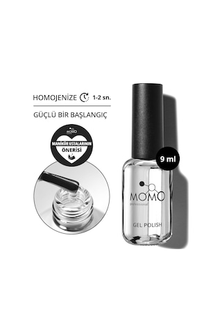 Momo Professional Kalıcı Oje İçin Base Coat 9 ML