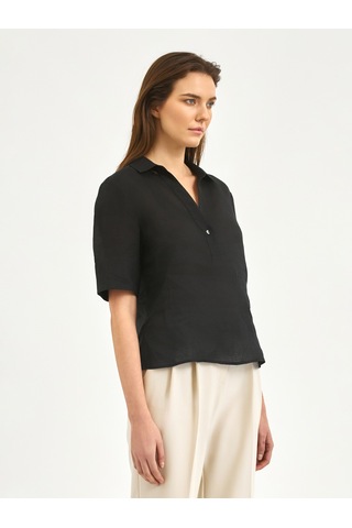 Karaca Kadın Regular Fıt Gömlek-siyah 12.25s.04.017 Siyah