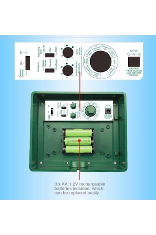 Genel Hayvan Kovucu Çoklu Fonksiyon Solar