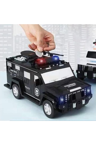 Venturemart Banknot Araba Oto Haddeleme Para Şifre Parmak Izi Kumbara Çocuk Erkek Kumbara Yaratıcı Kum