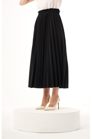 Bsc Pliseli Siyah Etek 001