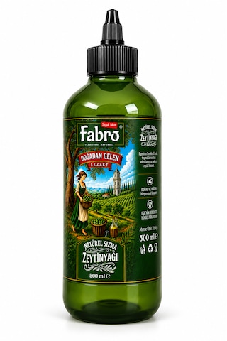 Fabro 500ml Şef Şişe Naturel Sızma Zeytinyağı