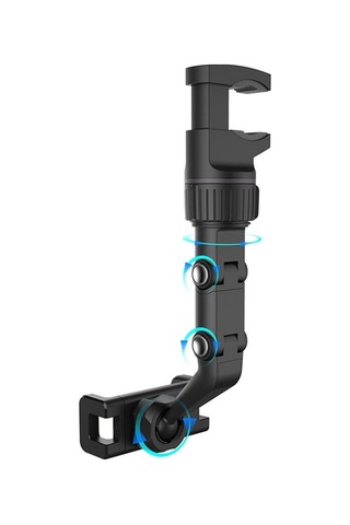 Yingfu Dikiz Aynasına Takılı Siyah Akıllı Telefon Tutucu, Uygun Her Akıllı Telefon İçin Diğer