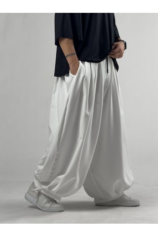 Cocopelli Süper Oversize Ekru Erkek Jogger Pantolon Coc3234