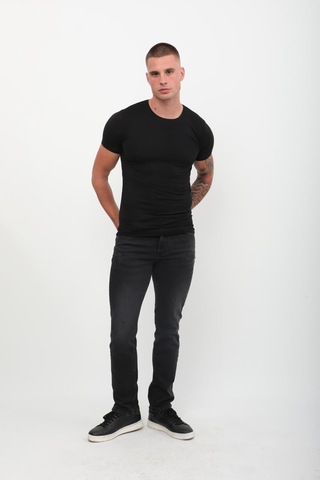 Banny Jeans Erkek Yırtık Detaylı Jean Pantolon Siyah 32