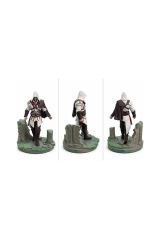 Assassin's Creed Ezio Figür 13 Cm El Boyaması Dekoratif Figür Masaüstü Kitaplık Vitrin Dekoru