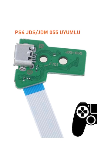 Ps4 V3 Kollar İle Uyumlu Jds Jdm 055 Usb Port & 12 Pın Flex