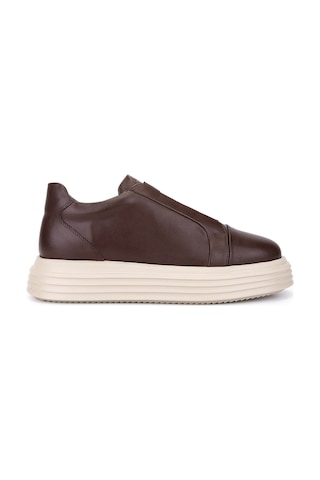 Tamer Tanca Erkek Hakiki Deri Kahverengi Sneakers & Spor Ayakkabı 966 A702 Erk Ayk Sk25-26 Kahve Kahverengi