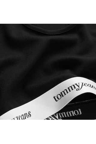 Tommy Hilfiger Tjm Kadın Siyah Crop Tape Bra Top-13044 Siyah
