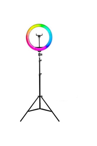 Soft Ring Light Mj36 14" 36cm Rgb Led Halka Işık Tripodlu Selfie Işığı