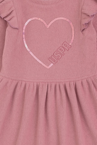U.s. Polo Assn. Kız Çocuk Koyu Pembe Elbise Örme 50318088-vr167 Koyu Pembe
