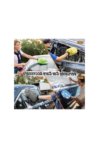 Ultra Yumuşak Mikrofiber Araç Yıkama Eldiveni 256