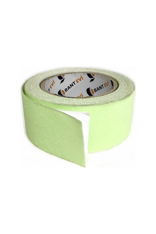 Fosforlu Kaydırmaz Bant Yeşil Fosforlu Merdiven Bandı 5 CM x 15 MT