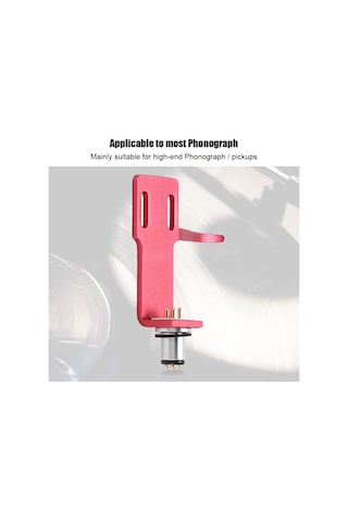 Hfambition Alüminyum Zarfli Kaliteli Fonograf Mıkrofon Stantı - 4 Kablolu, 2 Vida Çifti, Kolay Montajlı, Üst Düzey Cihazlar İçin Diğer