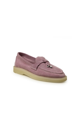 Oxford Klasik Kadın Rc-3001 Deriden Lila Süet 102 Lila