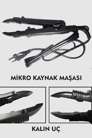 Prodiva Mikro Keratin Saç Kaynak Maşası – Kalın Uçlu
