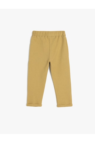 Koton Beli Bağlamalı Pamuklu Jogger Eşofman Altı Yeşil 5smb40015tk Yeşil