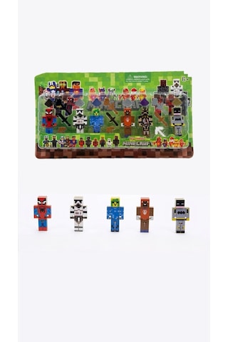 Tıfıl Toys 21 Parça Minecraft Süper Kahramanlı Figür Seti - 1991 Minecraft