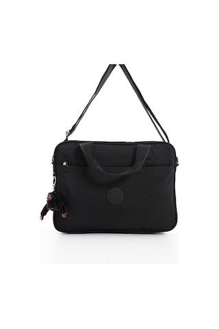 Ss 3027 Unisex Krinkıl Suya Dayanıklı Laptop Bölmeli Çapraz-el Askılı Evrak Ve Laptop Çantası Siyah