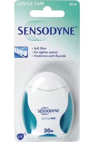Sensodyne Gentle Tape Nane Aromalı Diş İpi 30 M