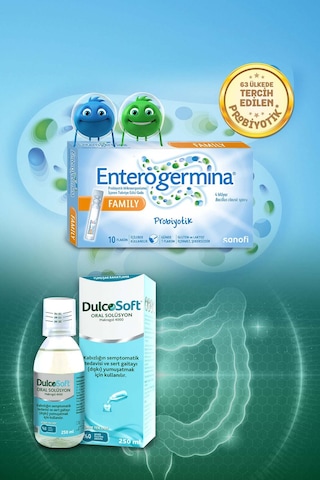 Enterogermina 4B 10 Flakon + Dulcosoft Liquid Solüsyon 250 ML