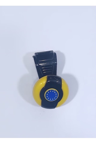 Sarı-siyah Dönebilen Vites Topuzu Avrupa Bayrağı Stickerlı Çok Renkli