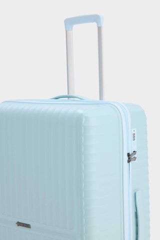 Defacto Unisex Sert Kapaklı Çekçekli Büyük Boy Valiz E7080axnsbe828 Mavi-be828
