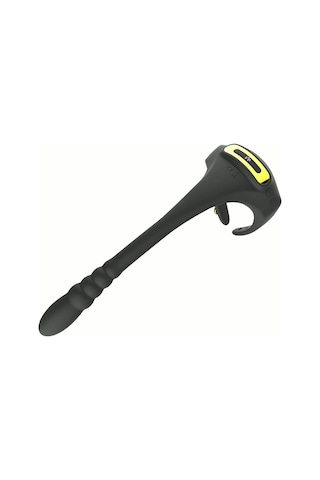 Carmine Kumandalı Titreşimli Ayarlanabilir Penis Halkalı Anal Plug Siyah