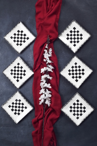 Piatti Naturali 6'lı Dama Tatlı Tabak Seti Sunum Servis Pasta 15 Cm