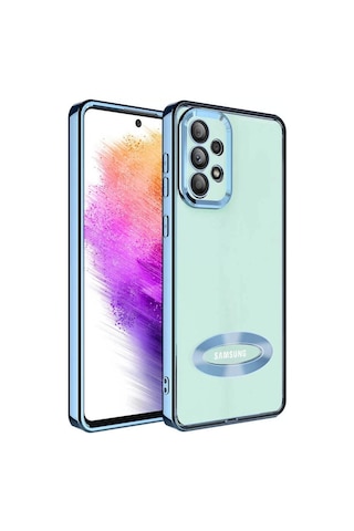 Samsung Uyumlu A53 5G Kılıf Kamera Korumalı Logo Gösteren Omega Kapak Samsung Uyumlu A53 5G Kılıf Kamera Korumalı Logo Gösteren Omega Kapak
