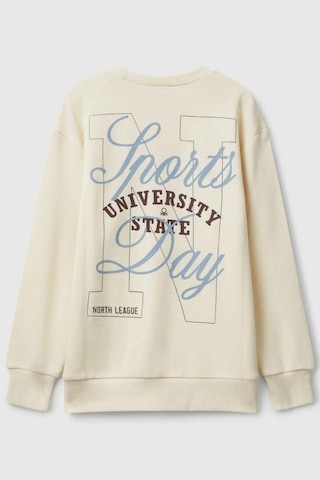 United Colors Of Benetton Erkek Çocuk 3j68c10qk-25k Sweatshirt Bej-1930 Bej