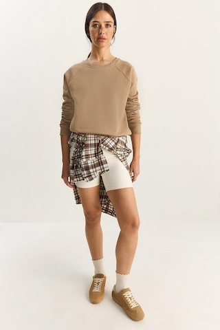 Shade Kadın Reglan Kol Oversize Sweatshirt 60283859 - Vizon