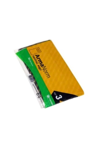 3 No 33X45 Sıyah 50 Lı Pk Takviyeli Poşet