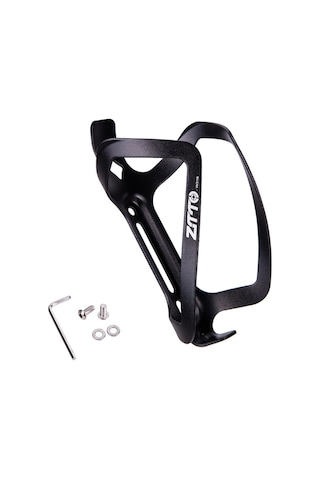 Ztto W316 Alüminyum Alaşımlı Bisiklet Şişe Tutucu Yol Bisikleti Su Şişesi Kafesi Braketi - Siyah