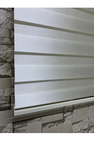 Acık Krem Zebra Stor Perde Tüm Ölçülerde